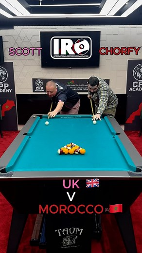 2.1M views · 34K reactions | Can Morocco win?  IRO Referee Scott takes on Abderahmane Ech-chorfy from Morocco  #8ballpool #snooker #challenge #referee #billiards #skills #fyp #pool #morocco | International Referees Organisation | Facebook