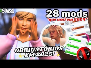 ✨28 MODS for The Sims 4 that I used in 2024 and you NEED for 2025!