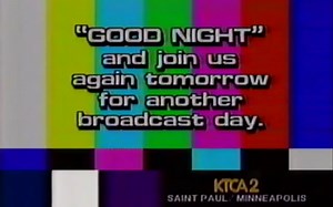 【放送文化】1990年 KTCA双城公共电视台 节目结束&闭台【PBS新闻联播网成员】