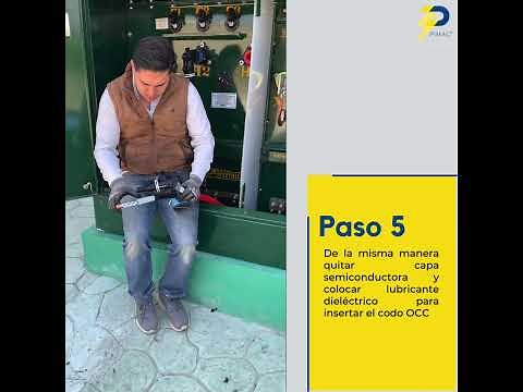 Instalación de Codo OCC para Media Tensión
