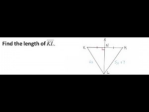 Perpendicular Bisector Theorem | Find the Length of a Segment | Geometry 022