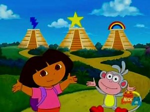 Dora The Explorer: Helping Dora Rescue Mimo Inside Star Pyramid