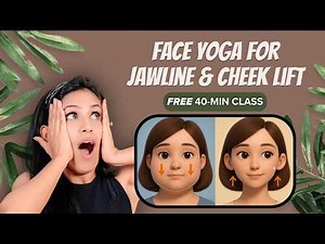 Face Yoga for Jawline & Cheek Lift | Puffy Face & Double Chin Fix (40 Min)