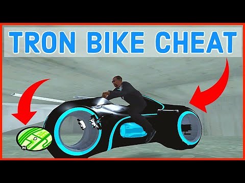 Tron Bike Cheat In GTA San Andreas!! [SECRET LOCATION]