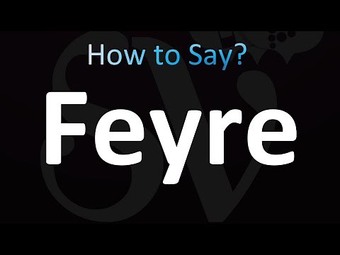 How to Pronounce Feyre (A Court of Mist and Fury, ACOTAR)