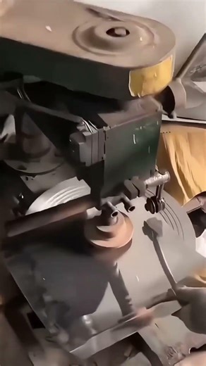 Making a bowl from shaped iron plates step by step