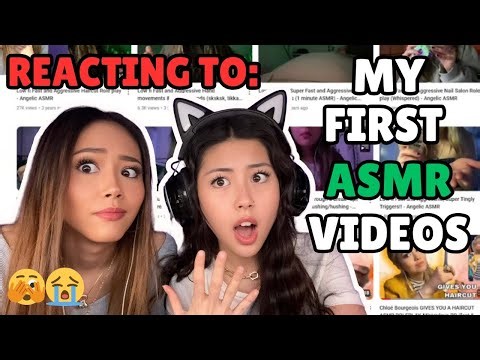 Reacting to My First ASMR Videos with My Sister 😱🙈 | So Embarrassing!
