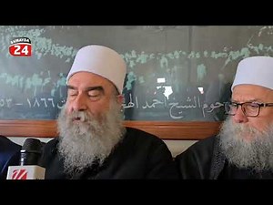 الدكتور فيصل القاسم يصل السويداء ويزور الشيخ حكمت الهجري بعد استقبال حافل له في المحافظة