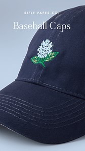 Our baseball caps will be your favorite summer sidekick, with embroidered details and an adjustable fit 梨 | Rifle Paper Co. | Facebook