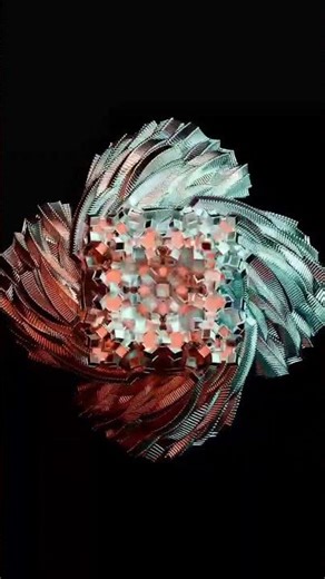 Fractal Vortex in Blender🔥🔥👀... #3d