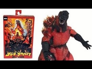 NECA Godzilla vs Destoroyah Burning Godzilla 1995 Figure Review.