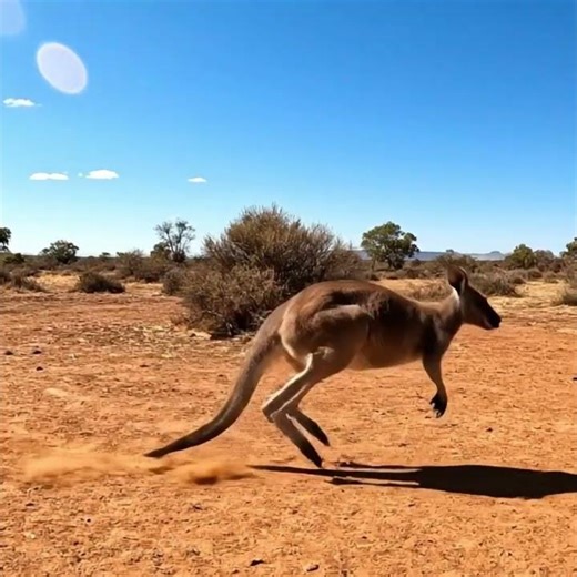 The Graceful Hop of a Kangaroo 🦘