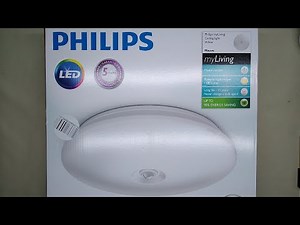 LIDL Philips PIR LED ceiling light teardown.