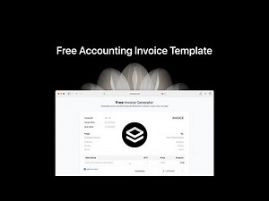 Creating Professional Accounting Invoice Template | Invoice Maker Tutorial + FREE invoice generator