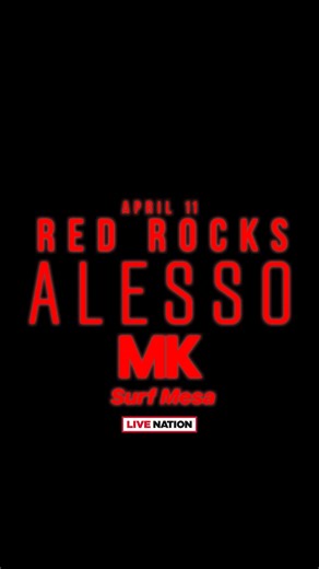 19K views · 615 reactions | Proud to say that Red Rocks will be the unveiling of my brand new 2024 production! My team and I have been working for months to put this together and create a new and unique show for you guys and what better place to debut it than the historic Red Rocks. Incredibly excited for this one - see y’all there!! | Alesso | Facebook