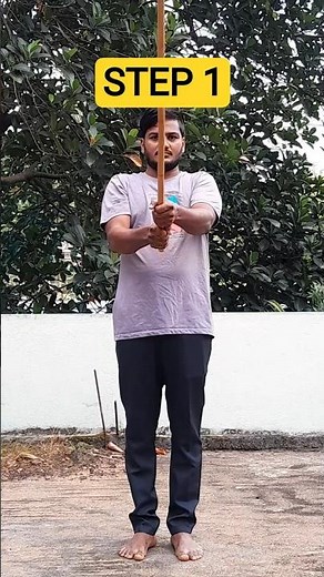 Silambam Stick Rotation Training 1 | Beginner Stick Spin | Bo Staff Basics