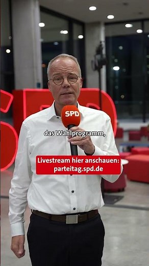 SPD-Parteitag am Samstag: Schaut euch den Livestream an!