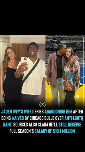 Jaden Ivey’s Wife SPEAKS OUT After Bulls Drop Him “I Never Left!” #jadenivey #shorts #viralvideo