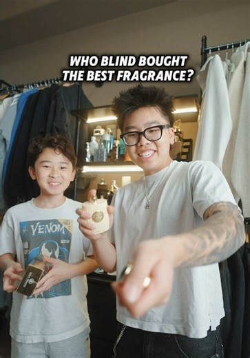 I was not expecting this 😅 who do you think won? @derekscents #fragrance #cologne