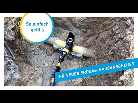Ihr neuer Erdgas-Hausanschluss: So einfach geht's
