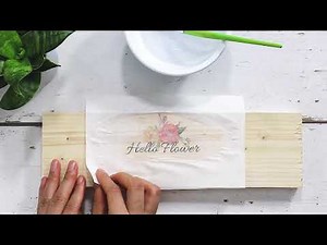 Fototransfer NEUE METHODE *rubbelfrei* Potchen ohne Rubbeln