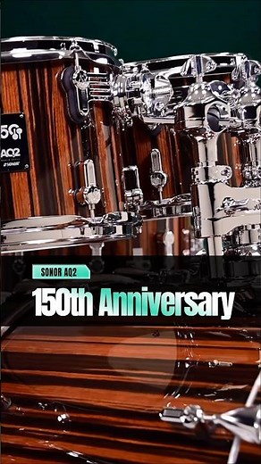 ‼️🚨 Sonor AQ2 150th Anniversary 6pc Drum Set • LINK IN BIO⚡️In Stock Now at CymbalFusion.com 🥁