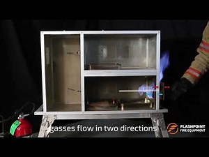 Flashpoint Fire Dynamics Training Prop Bidirectional Flow Demonstration