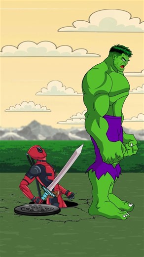 Deadpool’s Prank on Hulk… Spider-Man Gets Flattened Funny Animation | The Best Laugh