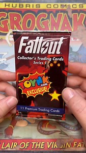 Ripping into a Fallout series 1 trading cards pack from 2018! And we hit! So I paid $20 on eBay for this unopened pack and a handful of other small things like keychains. Was so excited when I pulled the rare X-01 Power Armor Die Cut Chase Card!! Does anyone else have any Fallout or Magic trading cards? #fallouttradingcards #falloutcards #fallout #nukaworld #fallouttok #bethesda #fallout76 #fnv #newvegas #fallout #pov #mrsfallout #falloutcollector #falloutcollection #fallout3 #fallout4 #fallout7