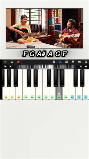 Sarvam Maya bmg 💞 easy tutorial 🎹 #piano #raghavpiano #pianoshorts #pianotutorial