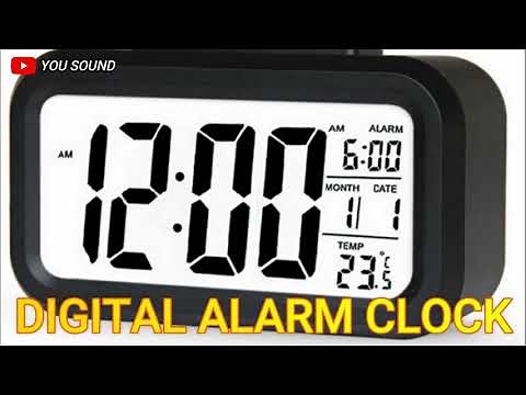 DIGITAL ALARM CLOCK suara alarm jamdigital