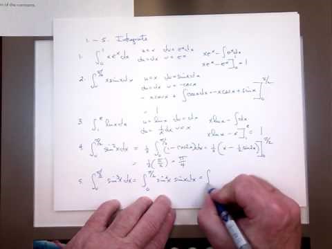 Calculus 2 Chapter 8 Test Review