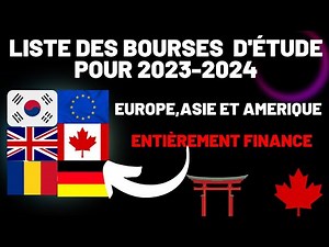 TOP 10 des BOURSES D'ÉTUDE disponible présentement 2023