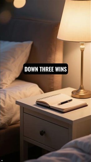 ✍️ Night Challenge: 3 Wins Before Bed