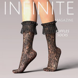 Ruffle Socks for G8F and G8.1F - Daz Content by V8Infinite