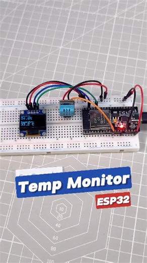 SunFounder Maker Education on Instagram: "Make a Weather Display with DHT11 & ESP32 ⚙️#ESP32Projects #ArduinoTutorials #DHT11Sensor #OLEDDisplay #DIYElectronics #WeatherStation #IOTProjects #STEMEducation #MakerProject #TechDIY"