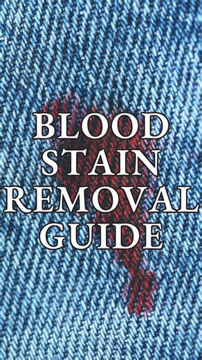Super quick guide for blood stains from a dry cleaner: 1) Rinse fast, act faster (cool or warm water) 2) Use an enzymatic stain (must include protease) remover or hydrogen peroxide (watch it foam thanks to catalase). 3) Let it sit 30 minutes, then wash per the care label. 4) Check before tumble drying (you don’t want to set the stain) if stains linger, hit it with oxygen bleach for color correction. I hope this helps! #bloodstain #laundry #bloodstainhack #removebloodstain #laundrytips #stainremo