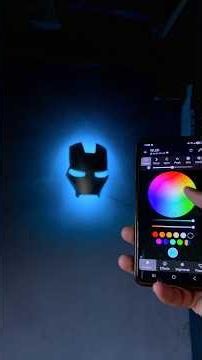 I Built an Iron Man Smart Wall Lamp using ESP8266 & WLED! 🔥| #ashwinprojects #AltiumStudentLab