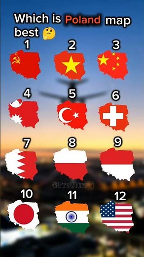 Which is Poland map best 🤔 #geography #country #countries #countryballs edit #history #world map#map