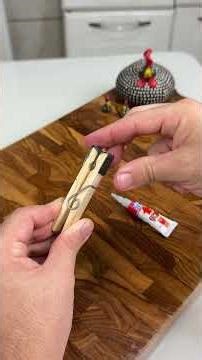 Dull scissors? A simple clothespin can be your salvation!