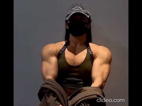 Muscular Chinese Female Bodybuilder Has BIGGER MUSCULAR SHOULDERS THAN YOU - Feng Tianhua