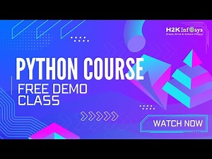 ⚡️ Learn Python in One Hour ⏱️ | Free Demo Class by H2K Infosys