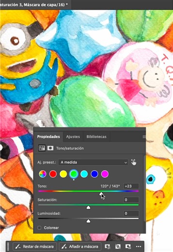 Tutorial de acuarela paso a paso para digitalizar obras