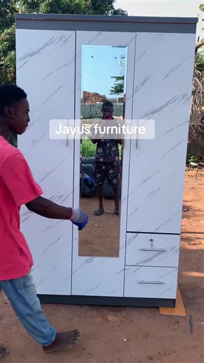 Furnish Your Space: Stylish 3-Door Walldrop with Secret Drawer