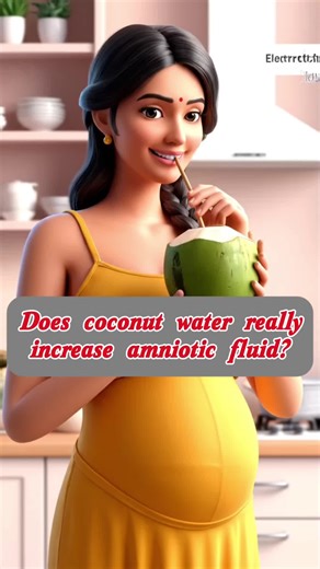 Does coconut water really increase amniotic fluid #life #viral #loveyou #baby #pregnancyjourney