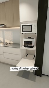 198K views · 1.1K reactions | Making of kitchen cabinet, space saving storage cabinet Modern kitchen design #reelsfbシ #fbreelsfypシ゚ #woodwork #homedecor #bestdesign #kitchendesign #kitchenrenovation #kitchen | Unique Decor Ideas | Facebook