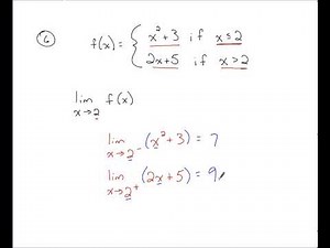 Calculus - Finding Limits cont. (2014)