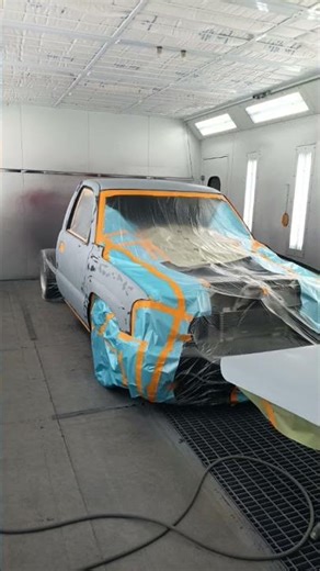 2003 CHEVY SILVERADO PAINT JOB #shorts