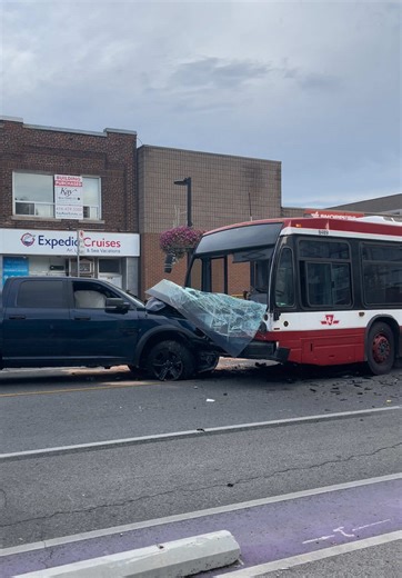 Toronto Morning Surprise: TTC Accident on Danforth