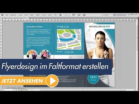 InDesign Tutorial: Flyerdesign im Faltformat erstellen || Teil 02